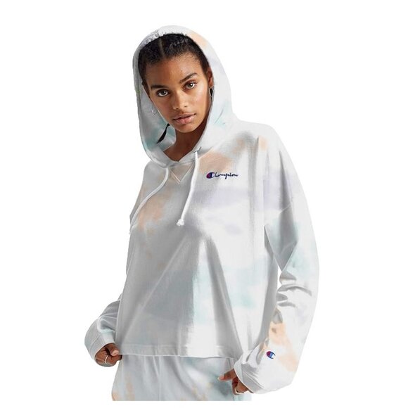Champion Women's Life Summer Sweats Oversized Cloud Dye Hoodie - Picture 1 of 7